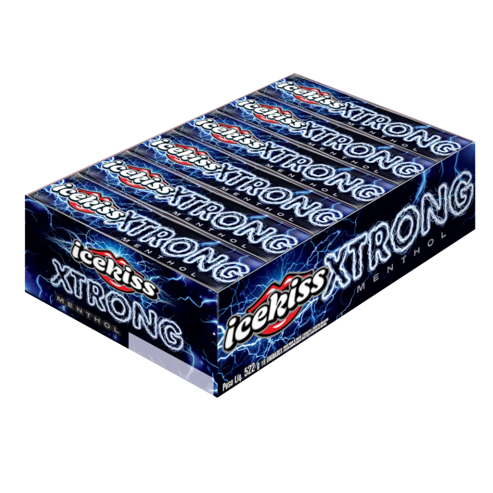 DROPS ICEKISS XTRONG DISPLAY 12UN