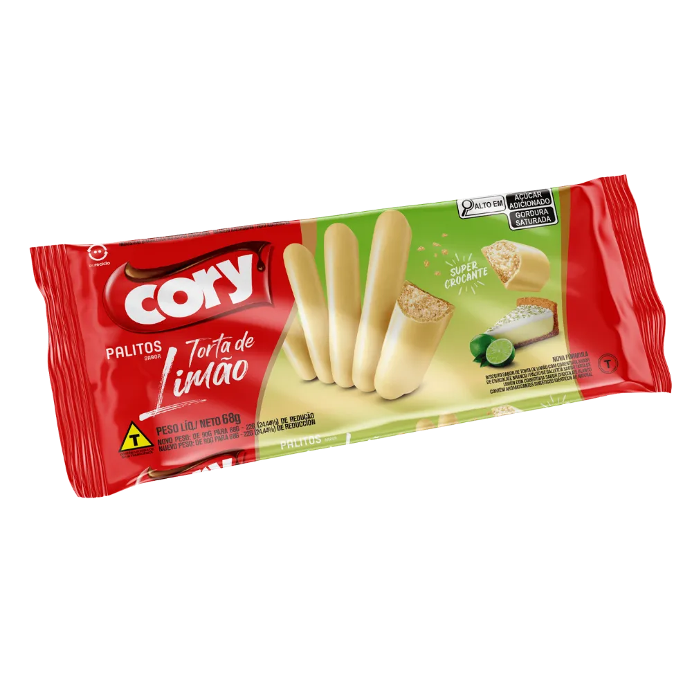 PALITOS CORY TORTA DE LIMAO 68G