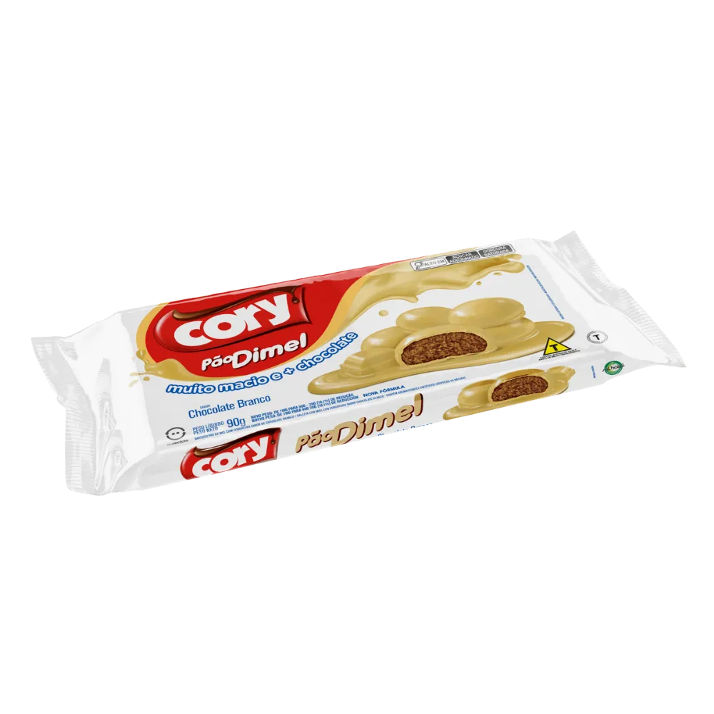PAO DIMEL CORY CHOCOLATE BRANCO 90G