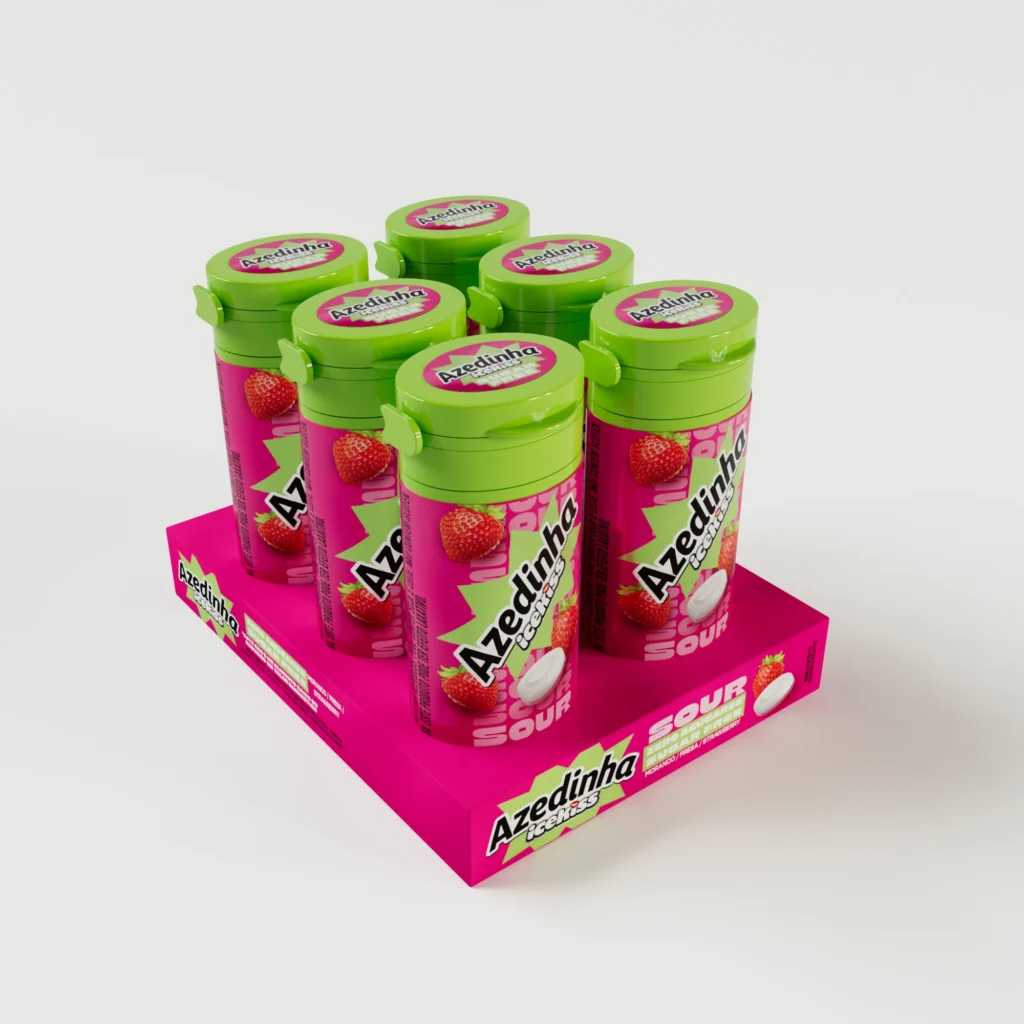 PASTILHA AZEDINHA MORANGO 210G